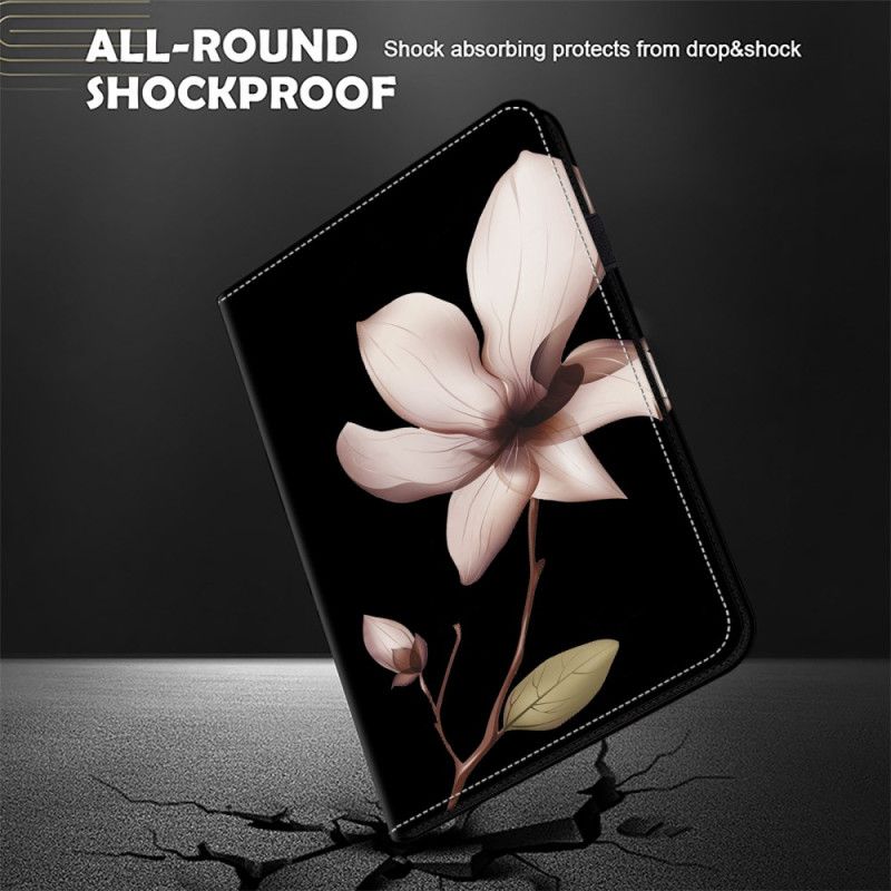 Etui Til iPad Pro 13 (2024) Rosa Blomst