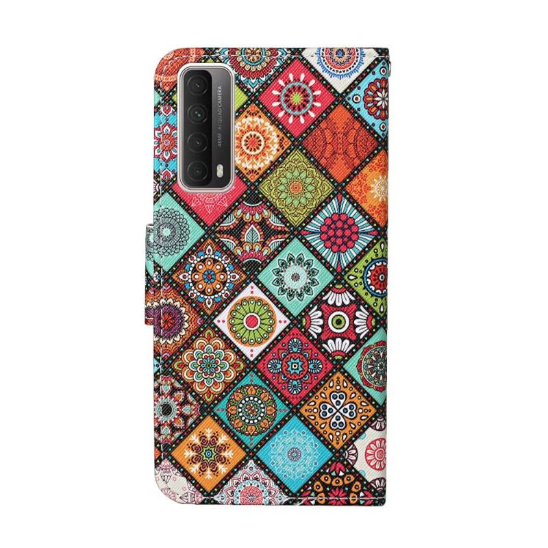 Folio Deksel Til Huawei P Smart 2021 Kaleidoscope Mandala