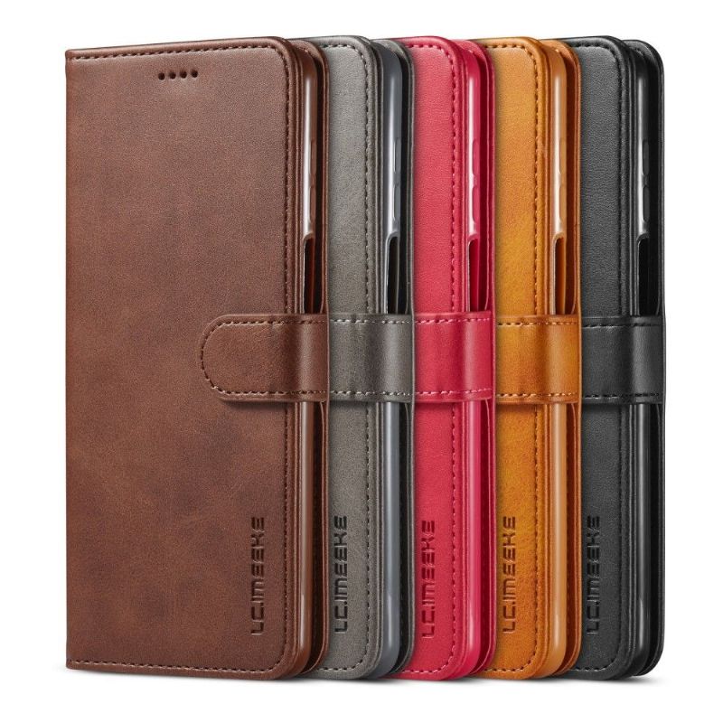 Etui Til Xiaomi Redmi Note 9S / Redmi Note 9 Pro Originalitet Folio Deksel Skinneffekt Lc.imeeke