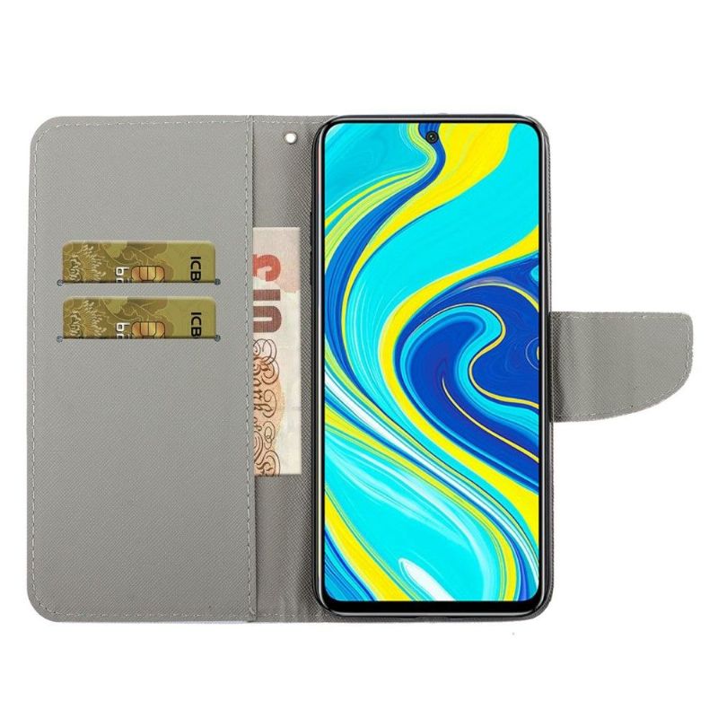 Folio Deksel Til Xiaomi Redmi Note 9S / Redmi Note 9 Pro Aztec