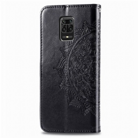 Folio Deksel Til Xiaomi Redmi Note 9S / Redmi Note 9 Pro Mandala Kortholder