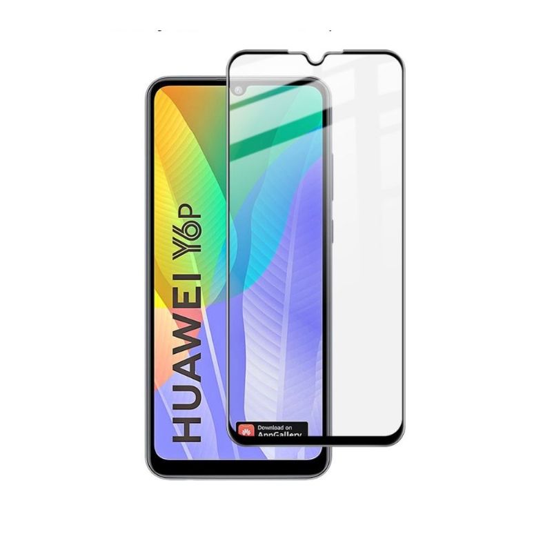 Huawei Y6P Skjermbeskytter I Herdet Glass I Full Størrelse