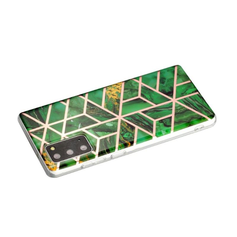 Deksel Til Samsung Galaxy Note 20 Emerald Geometri