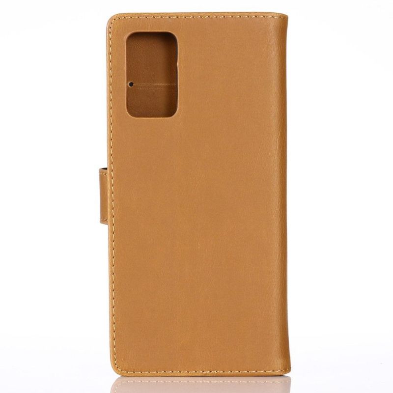 Etui Til Samsung Galaxy Note 20 Folio Deksel Retro Skinneffekt