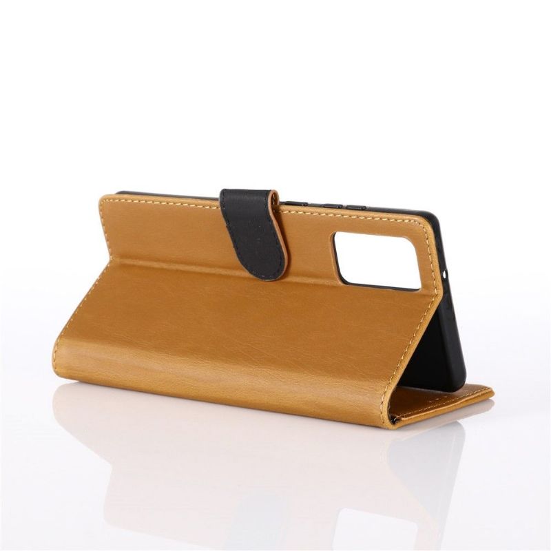 Etui Til Samsung Galaxy Note 20 Folio Deksel Retro Skinneffekt