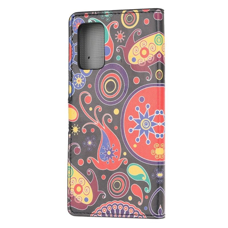 Folio Deksel Til Samsung Galaxy Note 20 Fargerik Paisley