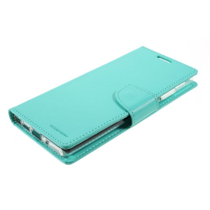 Lærdeksel Til Samsung Galaxy Note 20 Bravo Series Faux Leather - Cyan