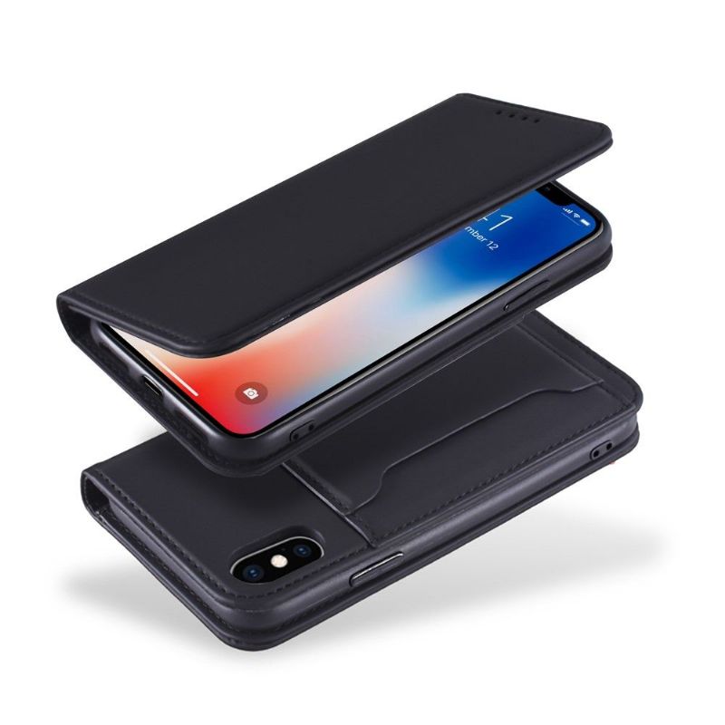 Case Til iPhone X / XS Folio Deksel Myk Berøring