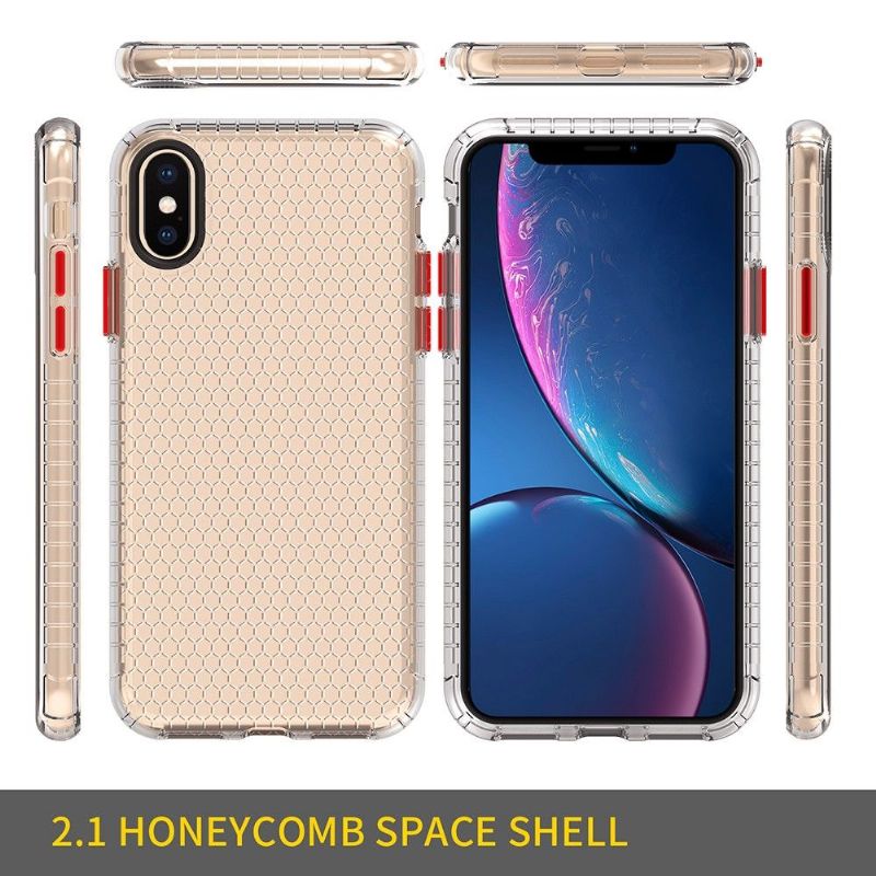 Deksel Til iPhone X / XS Anti-fall Silikon Honeycomb