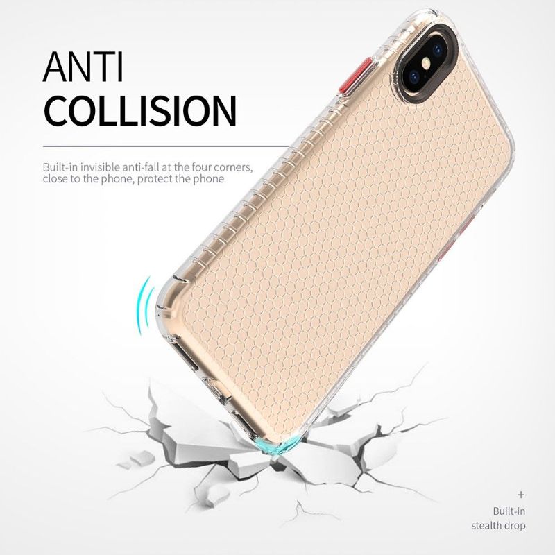 Deksel Til iPhone X / XS Anti-fall Silikon Honeycomb