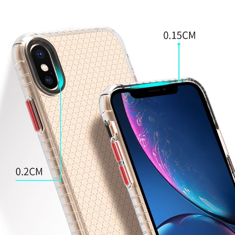 Deksel Til iPhone X / XS Anti-fall Silikon Honeycomb