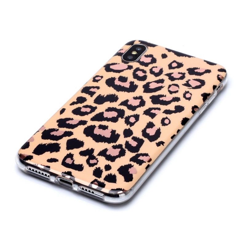 Deksel Til iPhone X / XS Leopardmønster