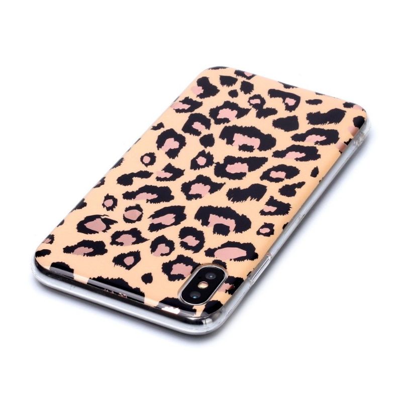 Deksel Til iPhone X / XS Leopardmønster