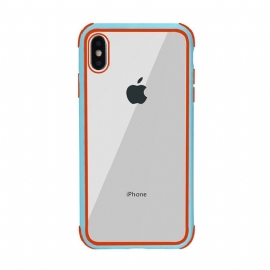 Deksel Til iPhone X / XS Originalitet Transparent Konturfarget