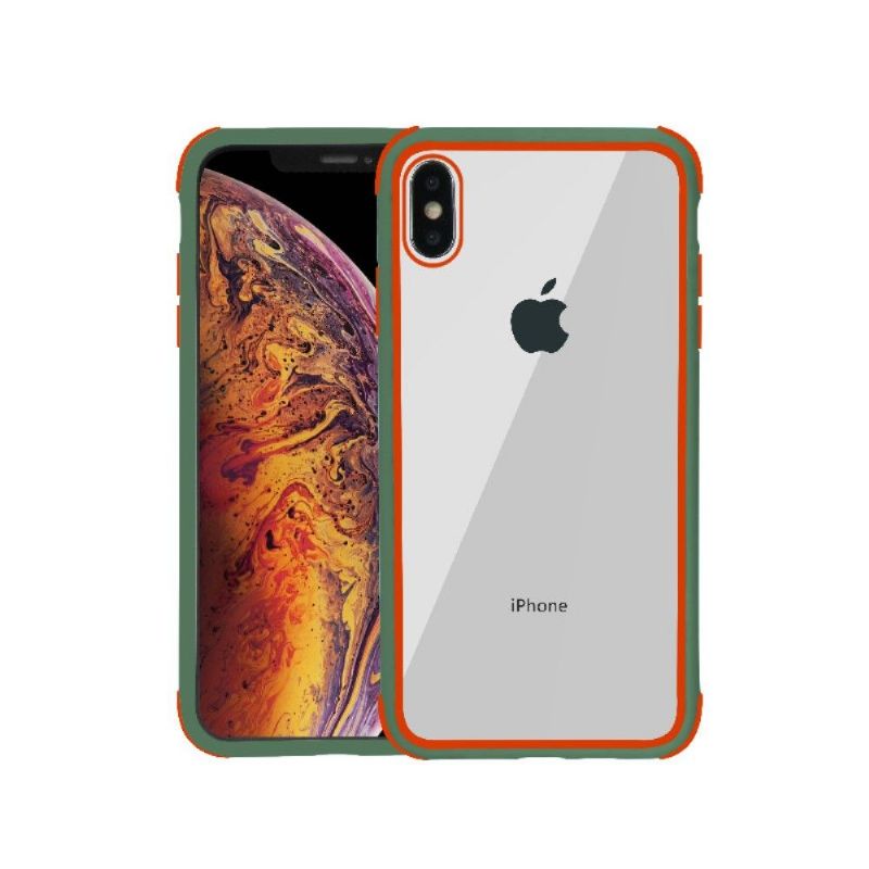 Deksel Til iPhone X / XS Originalitet Transparent Konturfarget