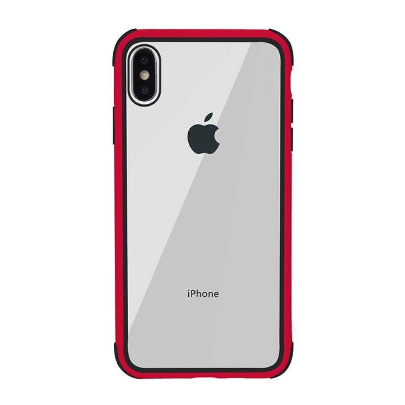 Deksel Til iPhone X / XS Originalitet Transparent Konturfarget