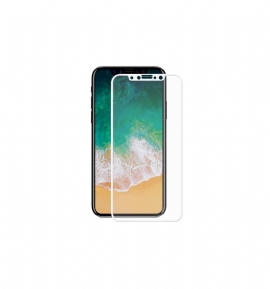 iPhone X / Xs Skjermbeskytter I Herdet Glass I Full Størrelse - Hvit