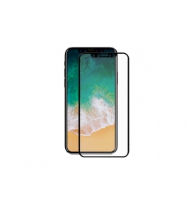 iPhone X / Xs Skjermbeskytter I Herdet Glass I Full Størrelse - Svart