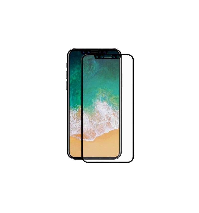 iPhone X / Xs Skjermbeskytter I Herdet Glass I Full Størrelse - Svart