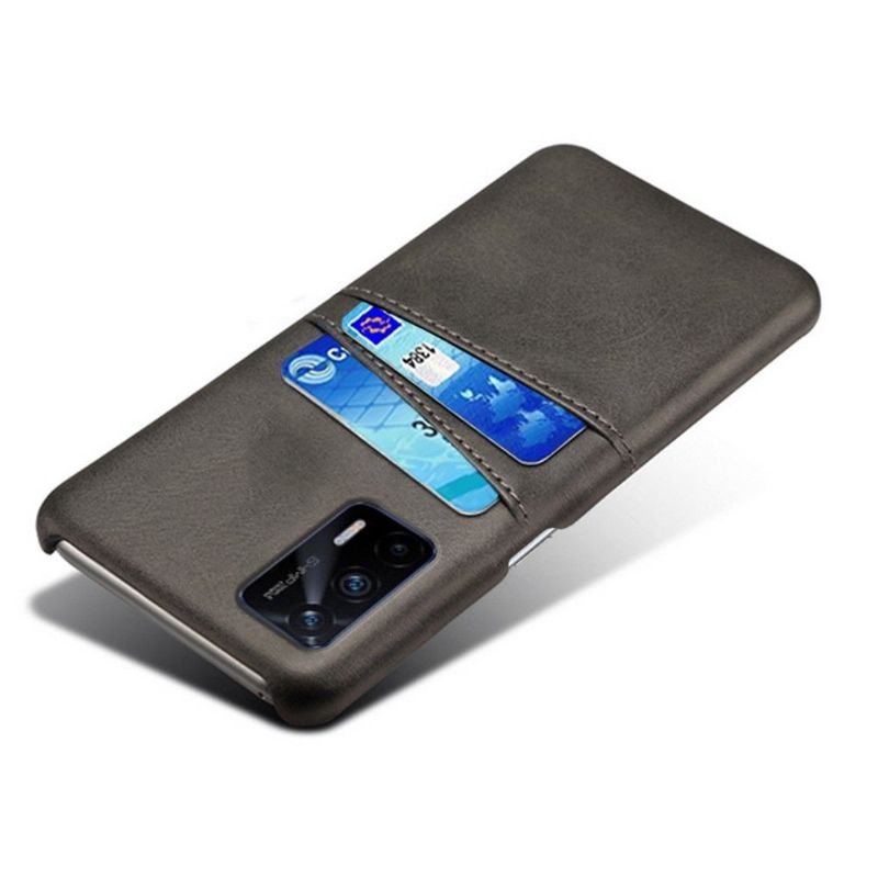 Deksel Til Realme GT 5G Melody Leather Effect Card Holder