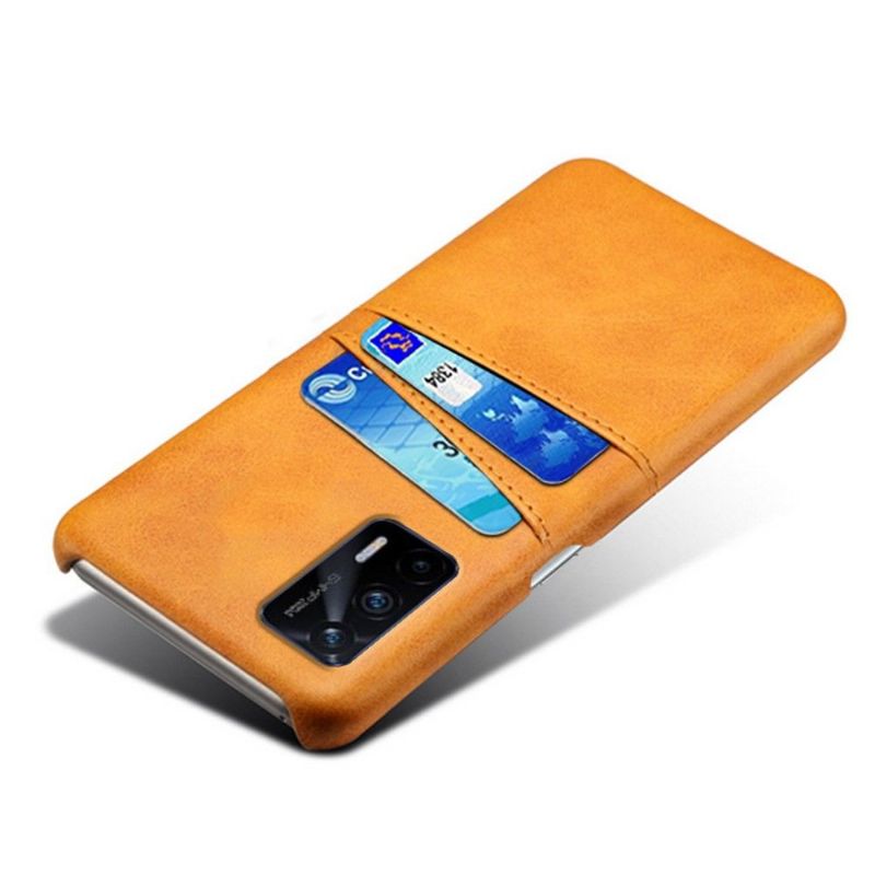 Deksel Til Realme GT 5G Melody Leather Effect Card Holder