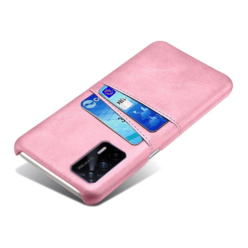 Deksel Til Realme GT 5G Melody Leather Effect Card Holder