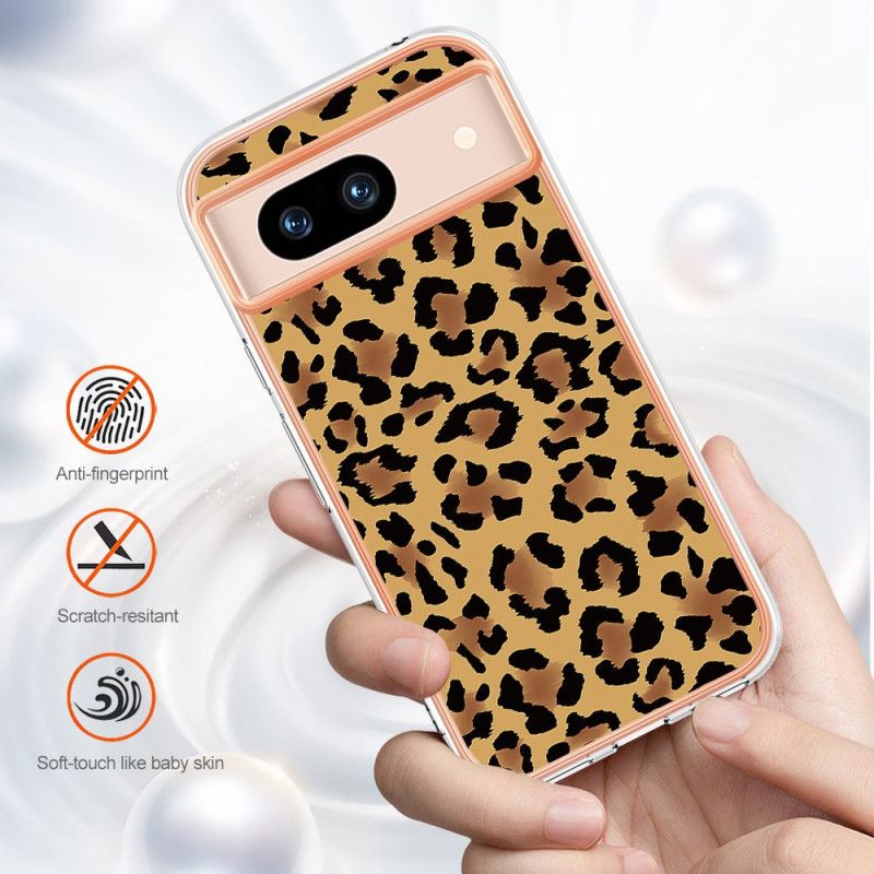 Deksel Google Pixel 8a Leopardtrykk Beskyttelse Deksel