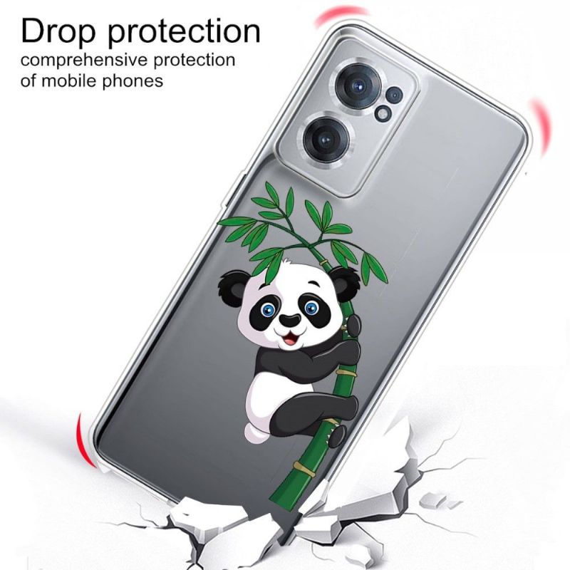 Deksel Til OnePlus Nord CE 2 5G Panda På Bambus