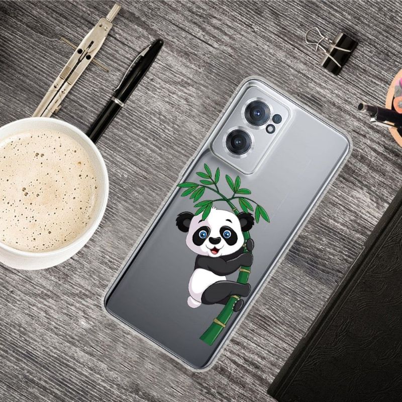 Deksel Til OnePlus Nord CE 2 5G Panda På Bambus