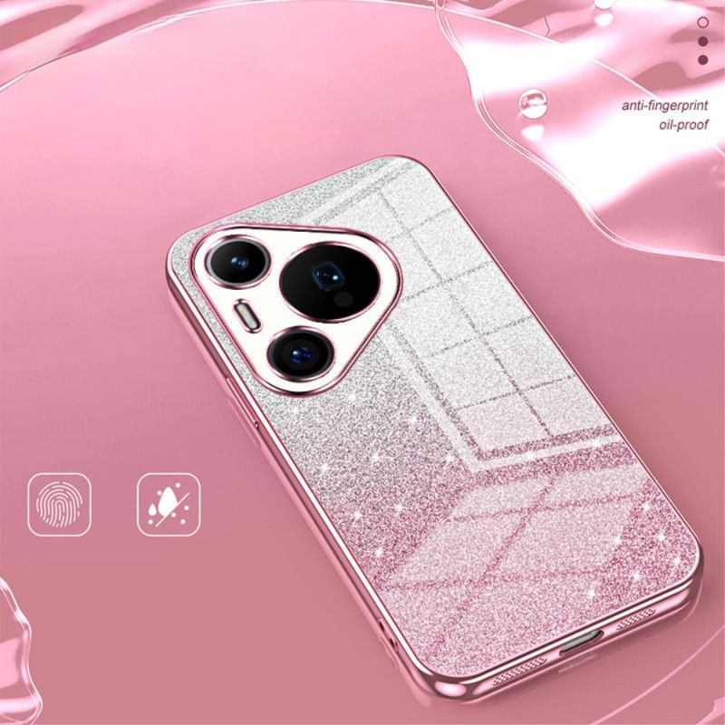 Deksel Huawei Pura 70 Pro Mobildeksel Diskret Glitter