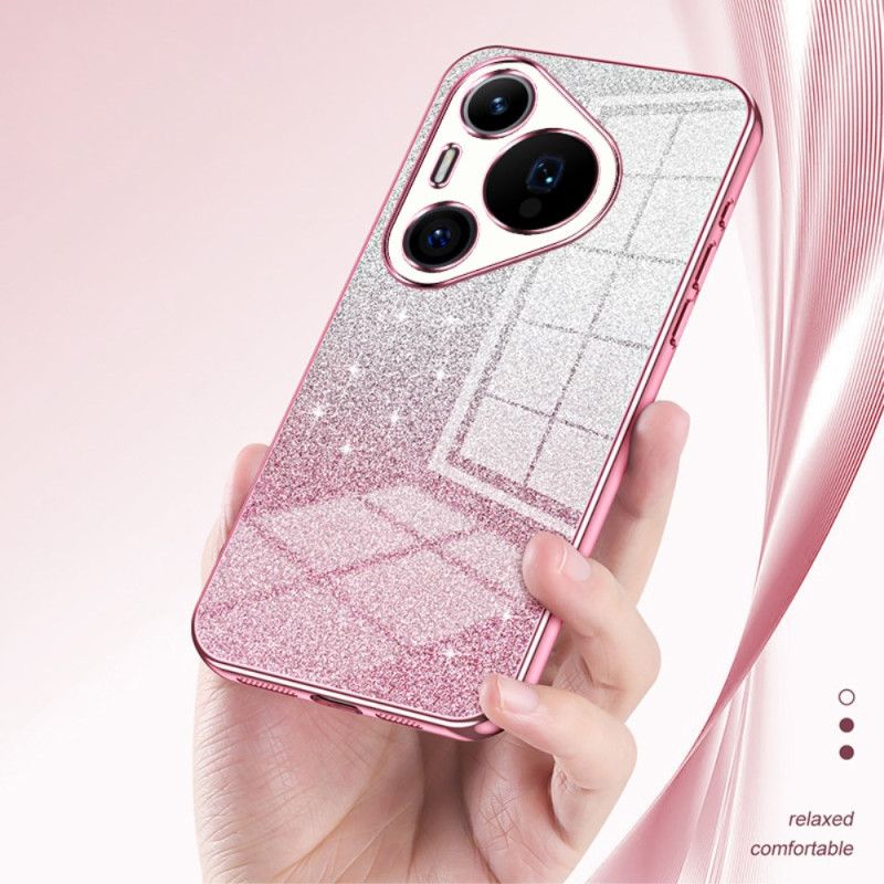 Deksel Huawei Pura 70 Pro Mobildeksel Diskret Glitter