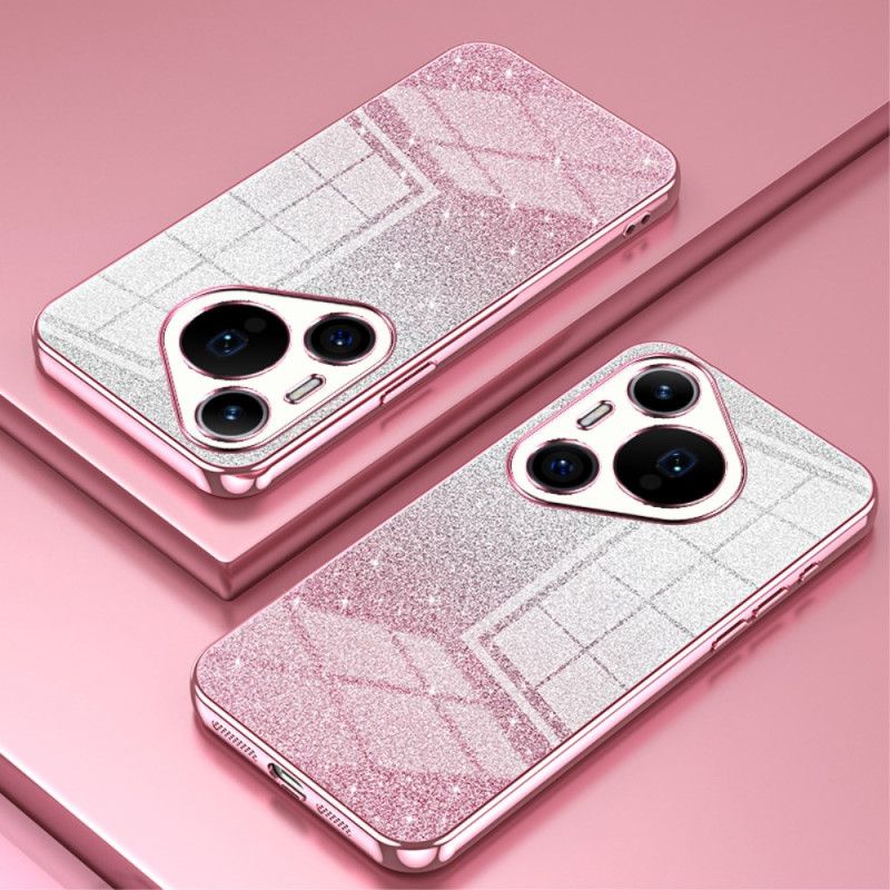 Deksel Huawei Pura 70 Pro Mobildeksel Diskret Glitter