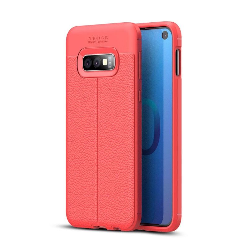 Deksel Til Samsung Galaxy S10e Faux Leather Finishing Gel