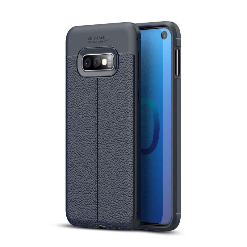 Deksel Til Samsung Galaxy S10e Faux Leather Finishing Gel