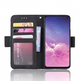 Folio Deksel Til Samsung Galaxy S10e Premium Med Kortholder