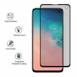 Samsung Galaxy S10E - Herdet Glass Og Personvernfilter