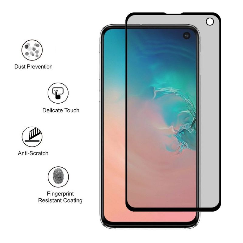 Samsung Galaxy S10E - Herdet Glass Og Personvernfilter