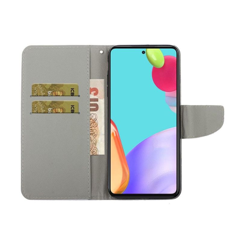 Folio Deksel Til Samsung Galaxy A52 5G / A52 4G / A52s 5G Anti-fall Brillerev