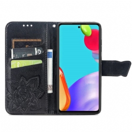 Folio Deksel Til Samsung Galaxy A52 5G / A52 4G / A52s 5G Avlastningssommerfugl