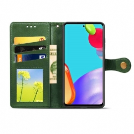 Folio Deksel Til Samsung Galaxy A52 5G / A52 4G / A52s 5G Indila Kortholder I Kunstskinn