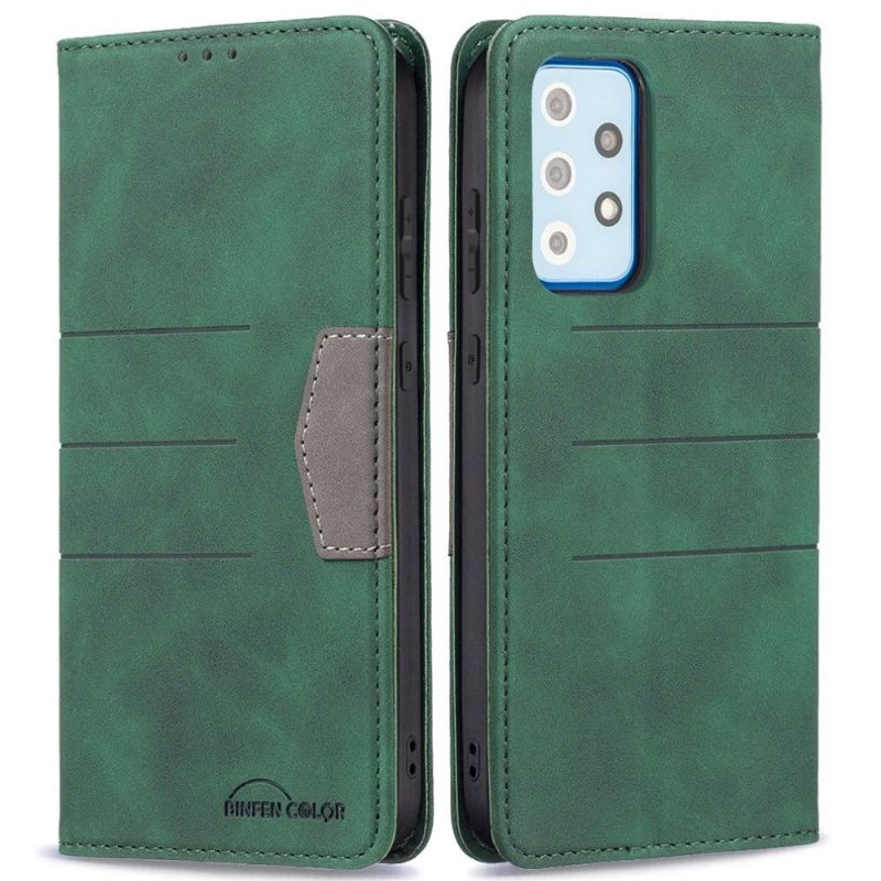 Folio Deksel Til Samsung Galaxy A52 5G / A52 4G / A52s 5G Lærdeksel Binfen Color Flip Faux Leather