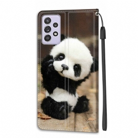 Folio Deksel Til Samsung Galaxy A52 5G / A52 4G / A52s 5G Lille Panda