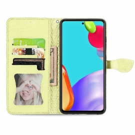 Folio Deksel Til Samsung Galaxy A52 5G / A52 4G / A52s 5G Mandalablad