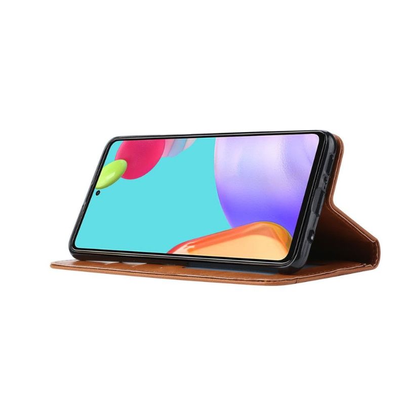 Folio Deksel Til Samsung Galaxy A52 5G / A52 4G / A52s 5G Stativveske I Kunstskinn