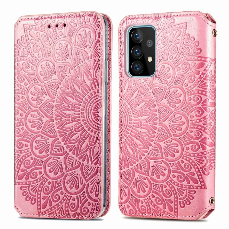 Lærdeksel Til Samsung Galaxy A52 5G / A52 4G / A52s 5G Elegant Mandala