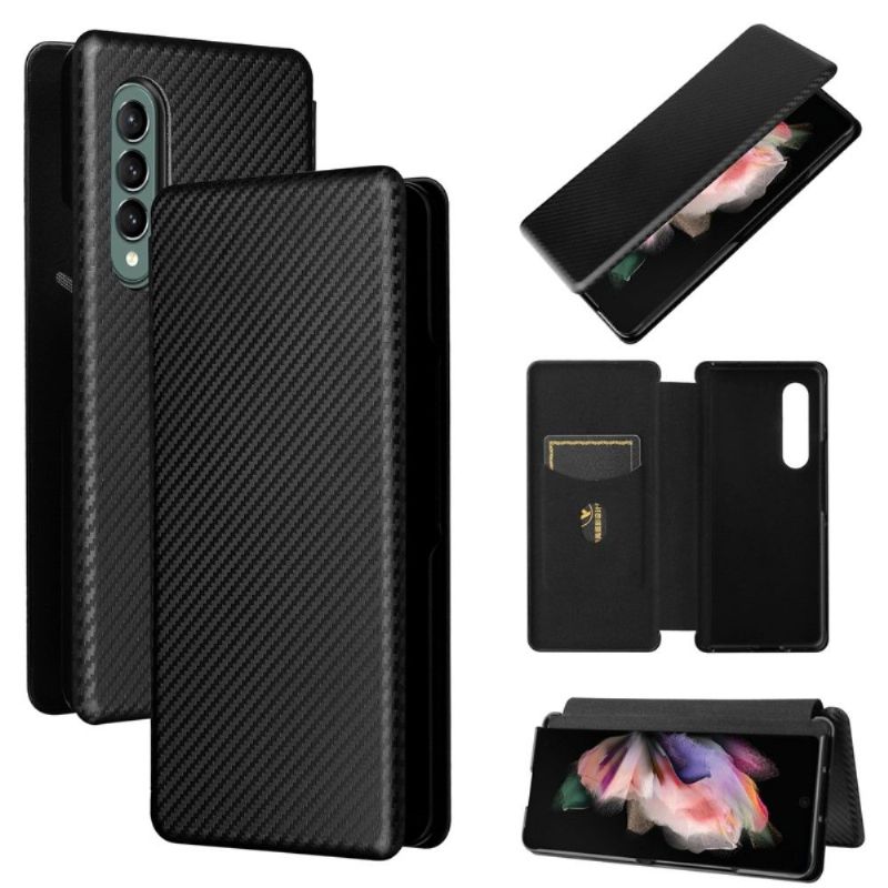 Folio Deksel Til Poco M3 Pro 5G Anti-fall Carbon Fiber Leathette