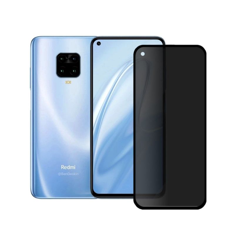 Xiaomi Redmi Note 9 Skjermbeskytter Herdet Glass Og Personvernfilter