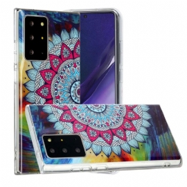 Deksel Til Samsung Galaxy Note 20 Ultra Lysende Fargerik Mandala