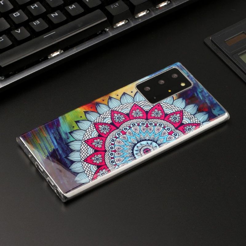 Deksel Til Samsung Galaxy Note 20 Ultra Lysende Fargerik Mandala