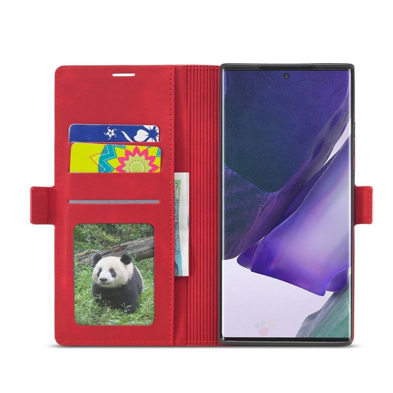 Folio Deksel Til Samsung Galaxy Note 20 Ultra Fantasy Series Imitert Skinn